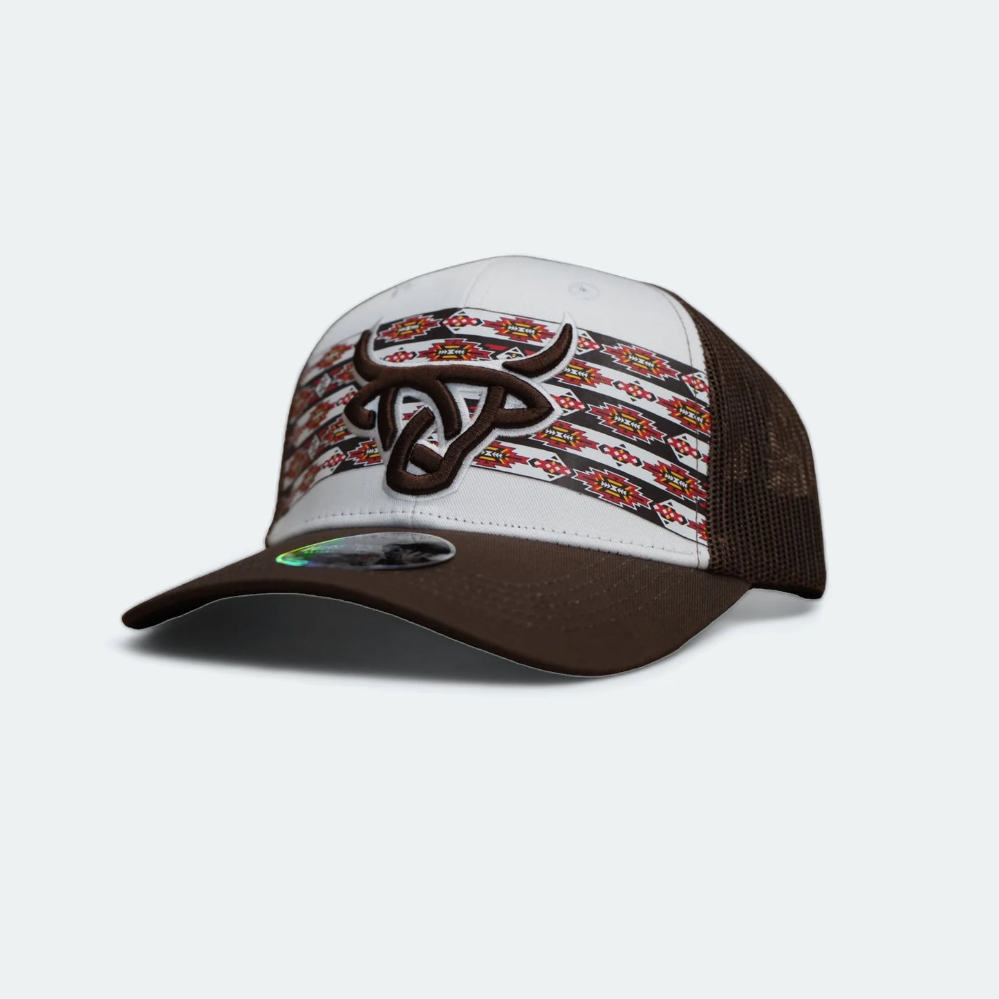 GORRA LOST CALF KODA WHITE/BROWN CURVE