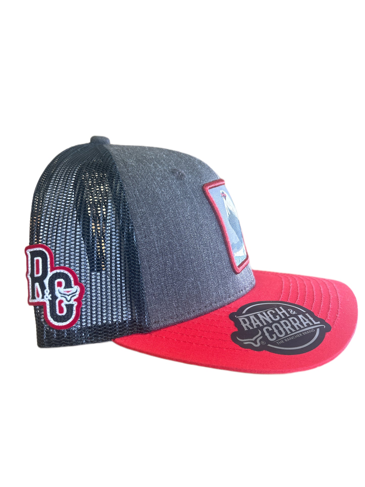 GORRA RANCH & CORRAL GALLO ROJO